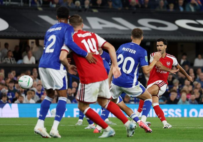 Mikel Merino tiếp tục ghi bàn thứ 4 cho Pháo thủ
