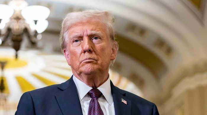 Tổng thống Mỹ Donald Trump khẳng định trung tâm dữ liệu rất tốt và giúp người Mỹ giầu có hơn. Ảnh: Bloomberg
