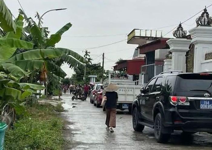 Khu vực xảy ra vụ án mạng. Ảnh: VB