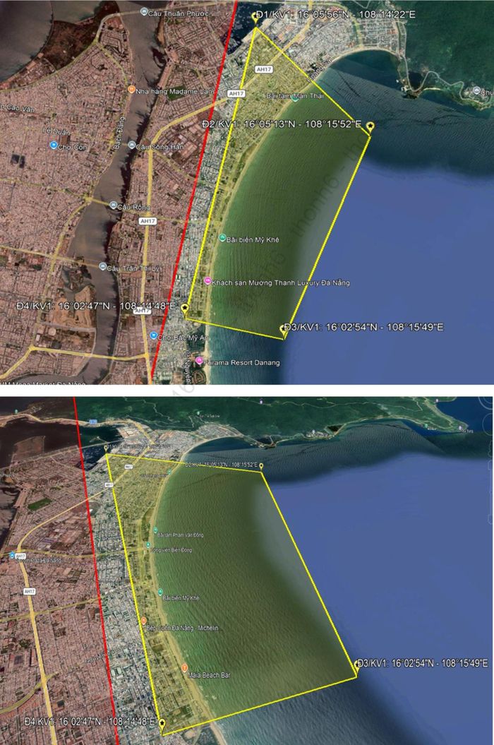 Khu vực 1. Ảnh: Cổng thông tin Đà Nẵng