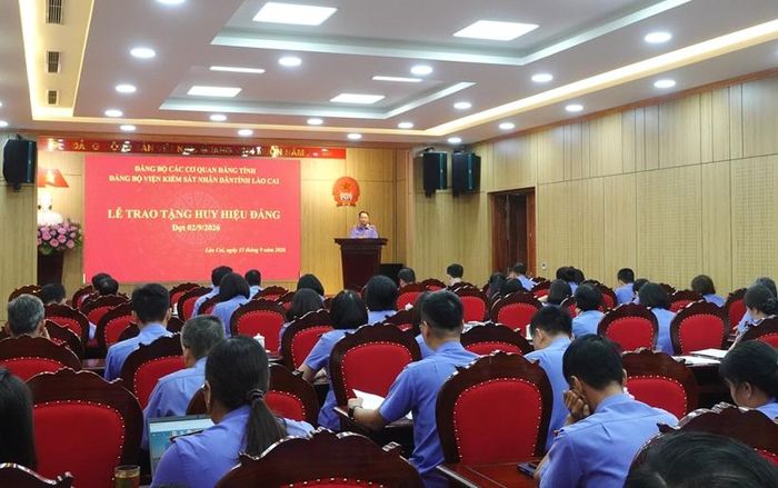 Quang cảnh buổi lễ.