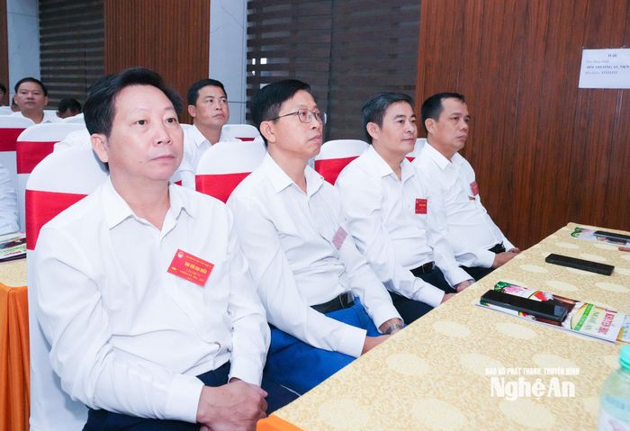 Lãnh đạo các địa phương tham dự Đại hội. Ảnh: Mai Hoa