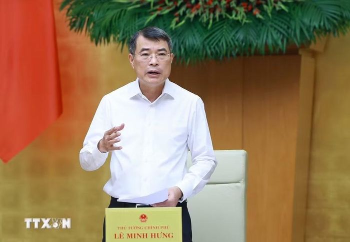 Thủ tướng Lê Minh Hưng chủ trì Phiên họp Chính phủ chuyên đề về xây dựng pháp luật tháng 9 năm 2026. (Ảnh: Dương Giang/TTXVN)