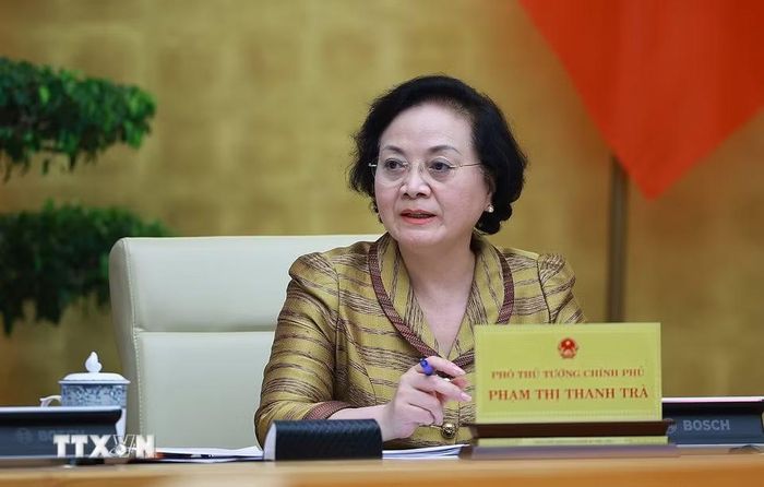 Phó Thủ tướng Phạm Thị Thanh Trà phát biểu. (Ảnh: Dương Giang/TTXVN)