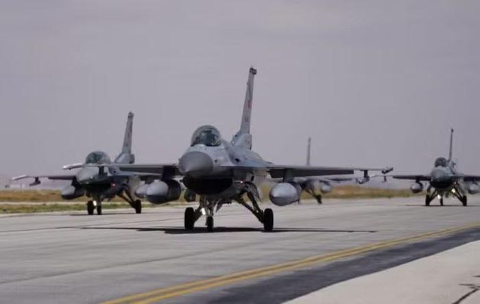 Phi đội F-16 của Không quân Thổ Nhĩ Kỳ tại sân bay Konya trong cuộc tập trận "Đại bàng Anatolia" diễn ra tại Konya, Thổ Nhĩ Kỳ, vào ngày 2/7/2025. Ảnh: National Interest