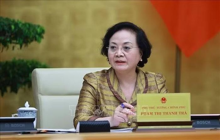 Phó Thủ tướng Phạm Thị Thanh Trà phát biểu. Ảnh: Dương Giang/TTXVN