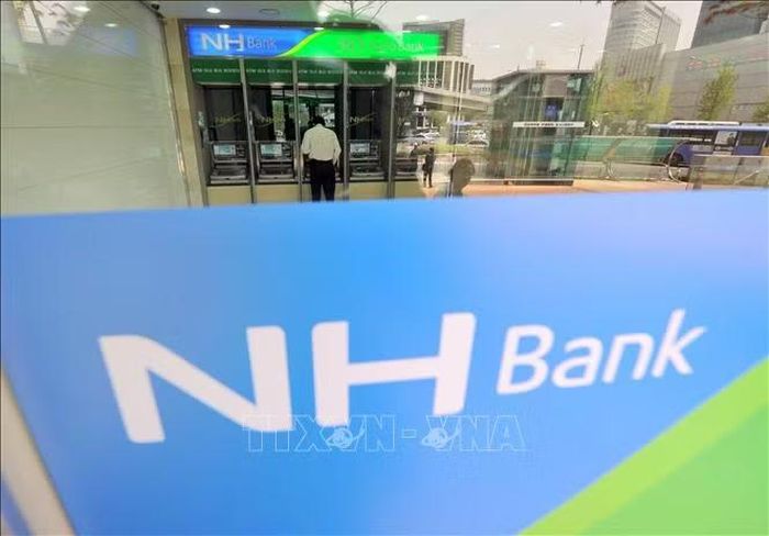 Ngân hàng Nonghyup ở Seoul, Hàn Quốc. Ảnh: AFP/TTXVN