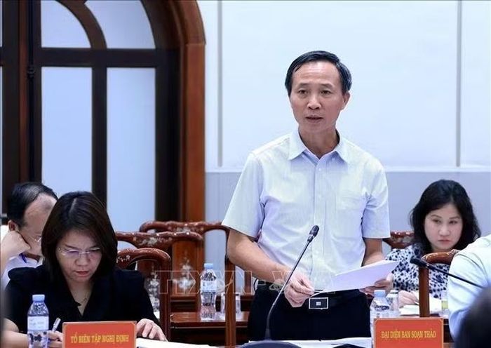 Ông Vũ Hoài Bắc, Trưởng Ban Tôn giáo Chính phủ phát biểu. Ảnh: Tuấn Anh - TTXVN Đ