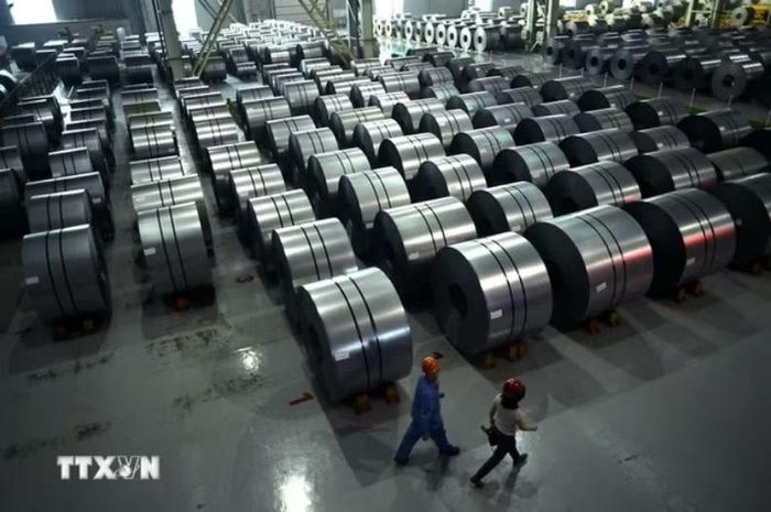 Sản phẩm thép cán nóng. Ảnh minh họa: TTXVN