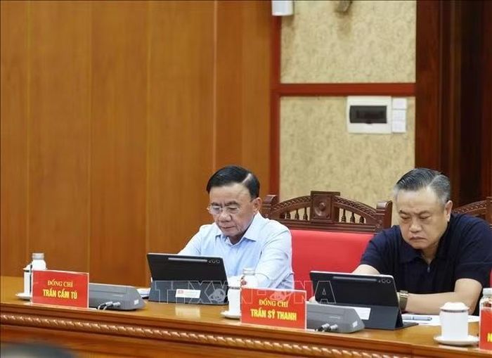 Các đại biểu tham dự Phiên họp thứ hai Thường trực Ban Chỉ đạo Trung ương về sửa đổi, bổ sung Điều lệ Đảng . Ảnh: Thống Nhất/TTXVN