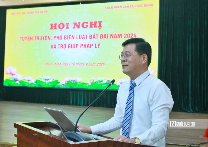 Ông Nguyễn Văn Hà - Phó Chủ tịch Hội Luật gia Tp.Hà Nội.