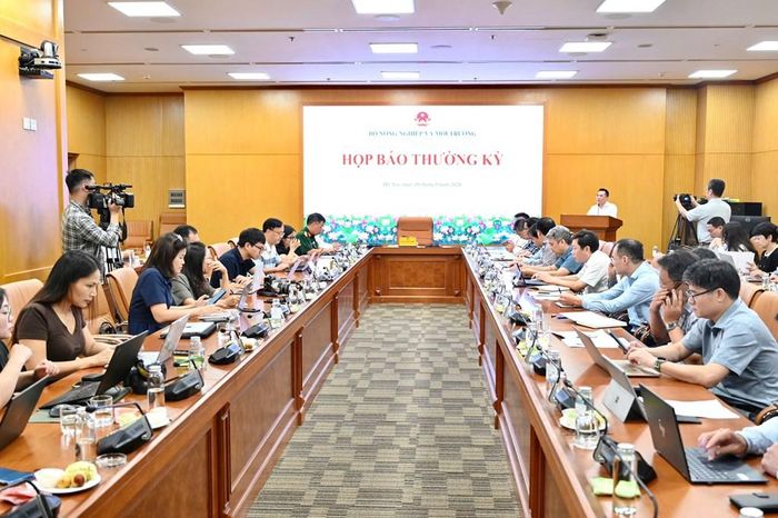 Quang cảnh họp báo. Ảnh: Bích Hồng/Bnews/vnanet.vn