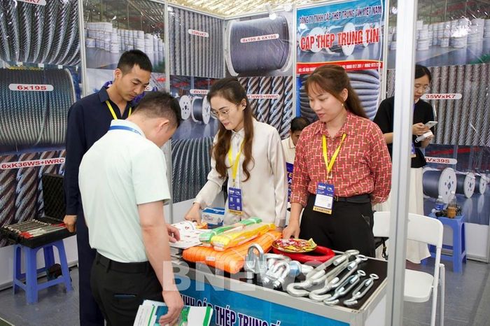 Contech Vietnam 2026 tập trung vào 4 hạng mục trưng bày chính. Ảnh: Diệp Anh/Bnews/vnanet.vn