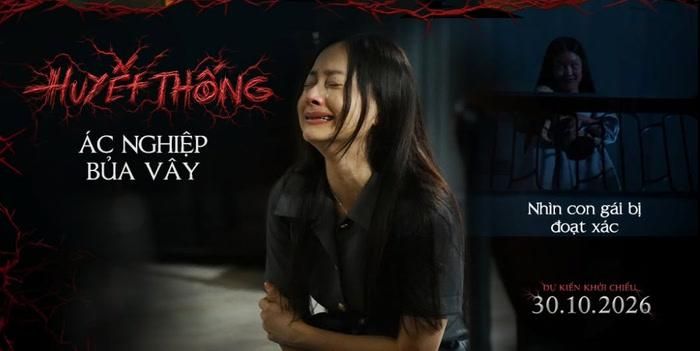 Lan Phương đau khổ khi nhìn con gái bị đoạt xác.