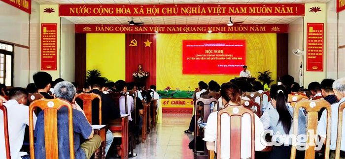 Ban Chỉ huy Bộ đội Biên phòng tỉnh Đắk Lắk tổ chức hội nghị công tác thông tin đối ngoại, tuyên truyền chủ quyền biên giới năm 2026.