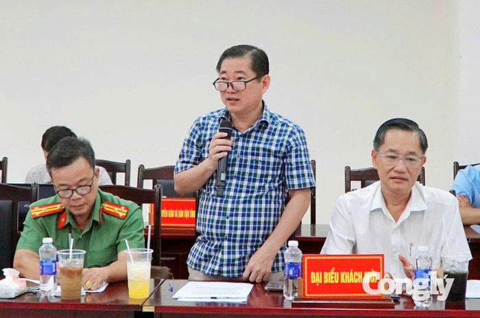 Ông Ngô Trấn Nguyên, Trưởng phòng Tổ chức công chức – viên chức, Sở Nội vụ tỉnh An Giang thông tin tại buổi họp Giao ban Báo chí định kỳ tháng 9/2026