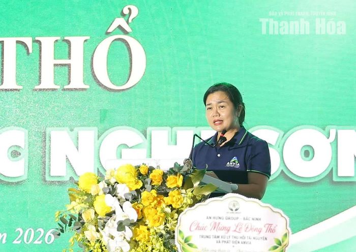 Đại diện chủ đầu tư phát biểu tại buổi lễ.