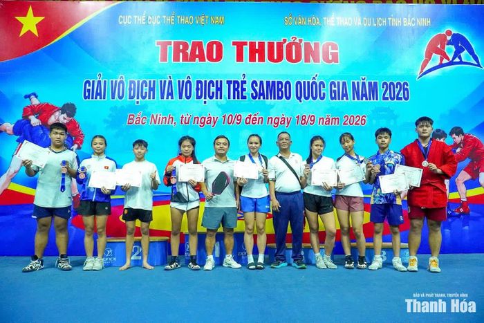 Đội tuyển Sambo Thanh Hóa xếp thứ 4 toàn đoàn ở lần đầu tiên tham dự.