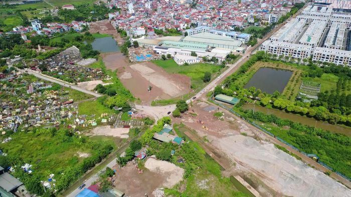 Theo ghi nhận đầu tháng 9/2026, dự án đã GPMB gần xong khu vực giao với đường Thượng Hội. 