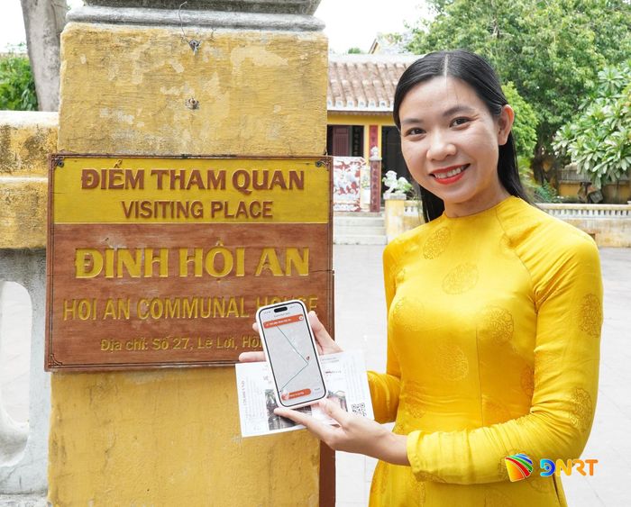 Di tích Đình Hội An được tích hợp trên nền tảng “Xuyên Mạch Nghệ”. Ảnh: LÂM VIÊN