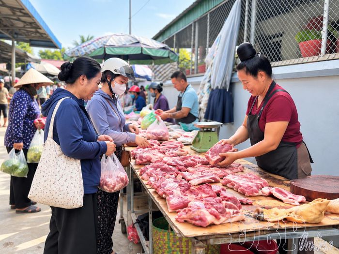 Nhiều người dân buôn bán ở chợ tự phát Che Phai đã được quy hoạch về chợ C13.