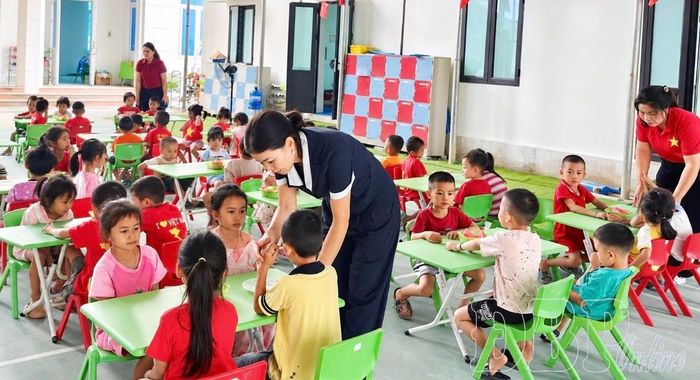 Chính sách hỗ trợ đối với trẻ em vùng khó góp phần cải thiện điều kiện chăm sóc, nuôi dưỡng và học tập ngay từ bậc mầm non.