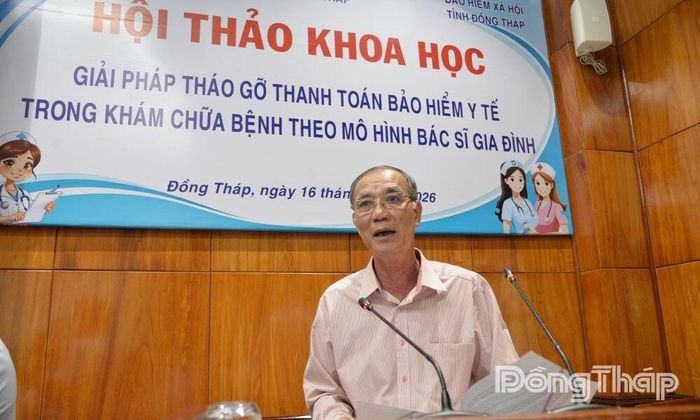 Đồng chí Nguyễn Thanh Hiền tham gia chủ trì thảo luận.