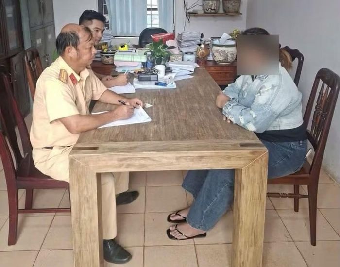  Lực lượng CSGT đã xử phạt K. 10 triệu đồng về 3 lỗi vi phạm. Ảnh: ĐVCC 