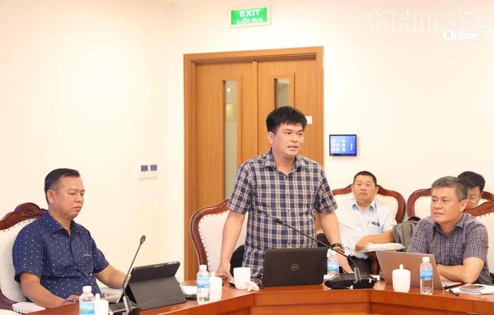 Lãnh đạo phường Bắc Nha Trang phát biểu ý kiến.