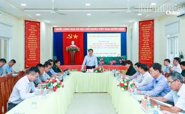 Ông Nguyễn Duy Quang phát biểu chỉ đạo tại buổi làm việc.