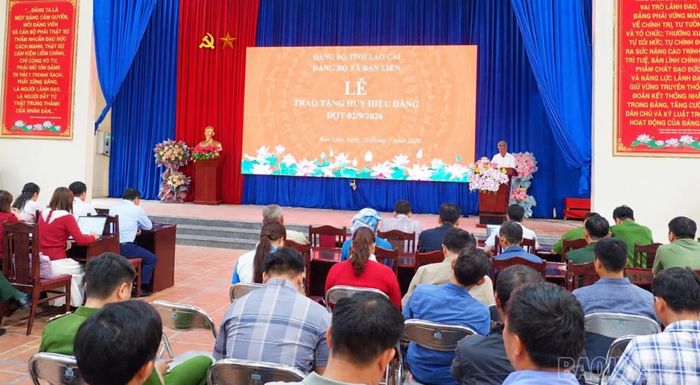 Quang cảnh buổi lễ.