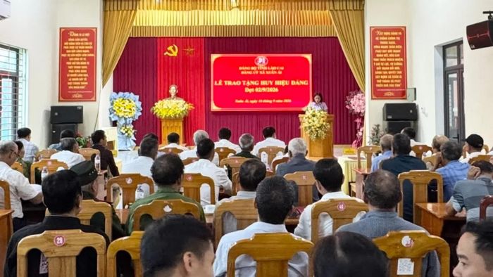 Quang cảnh buổi lễ.