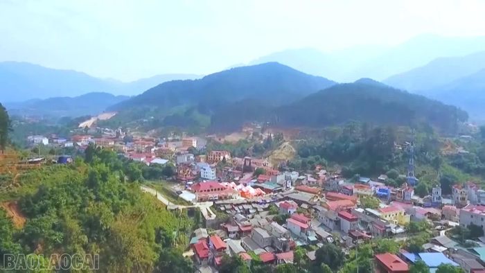Trung tâm xã Hạnh Phúc, tỉnh Lào Cai.