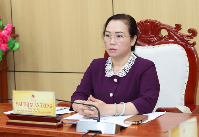 Tỉnh ủy viên, Phó Chủ tịch HĐND tỉnh Lâm Đồng Mai Thị Xuân Trung chủ trì buổi tiếp công dân