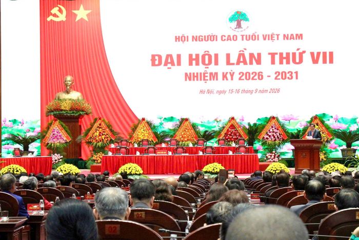 Đại hội đại biểu toàn quốc Hội NCT Việt Nam lần thứ VII, nhiệm kỳ 2026 - 2031 tiến hành phiên trọng thể vào sáng 16/9