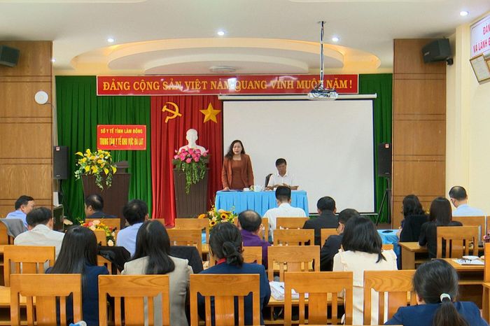Toàn cảnh buổi giám sát tại Trung tâm Y tế khu vực Đà Lạt