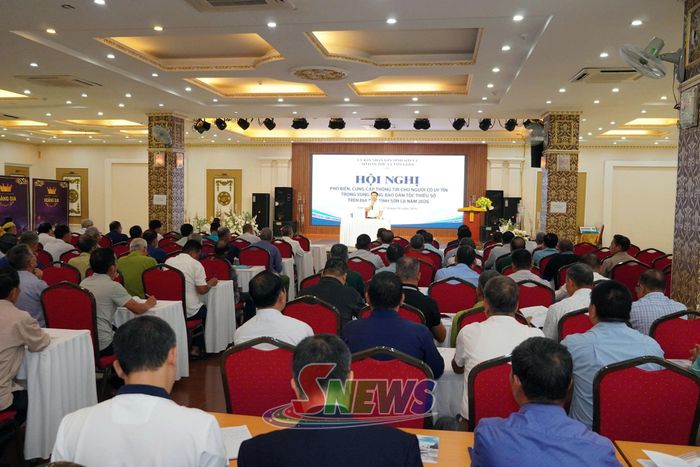 Hội nghị phổ biến, cung cấp thông tin cho người có uy tín trong vùng đồng bào dân tộc thiểu số trên địa bàn tỉnh Sơn La năm 2026.