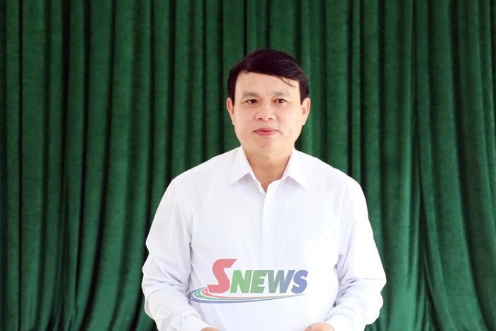 Đồng chí Đặng Ngọc Hậu, Phó Chủ tịch UBND tỉnh, phát biểu kết luận cuộc làm việc.