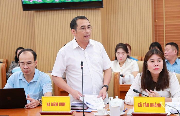 Đại biểu phát biểu tại Hội nghị.