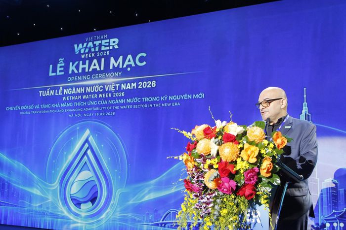 Ông Ziad Nabulsi, Quyền Trưởng đại diện UNICEF tại Việt Nam phát biểu tại lễ khai mạc.