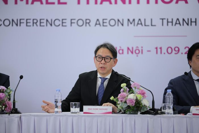 Ông Isobe Daisuke, Tổng Giám đốc AEONMALL Việt Nam.