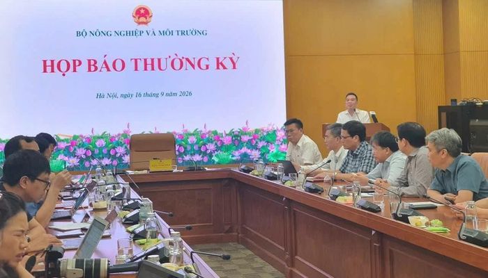 Quang cảnh cuộc họp báo. Ảnh: Khánh Linh