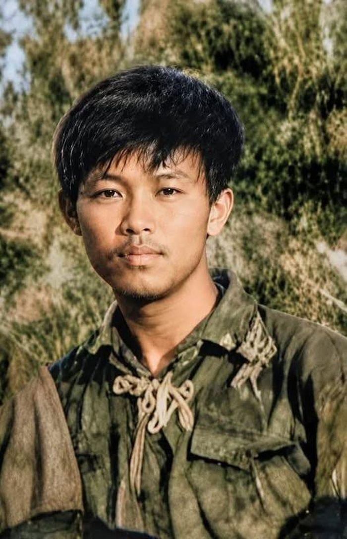 Lính trinh sát Đặc công Nguyễn Tiến Dũng hồi còn trẻ - Ảnh NVCC