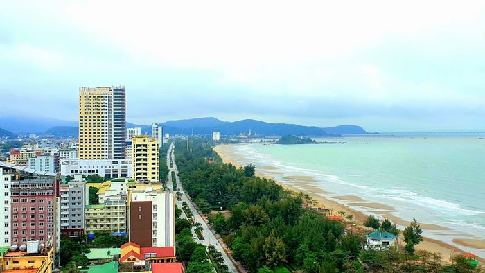 Một góc biển Cửa Lò. Ảnh: Nguyễn Diệu