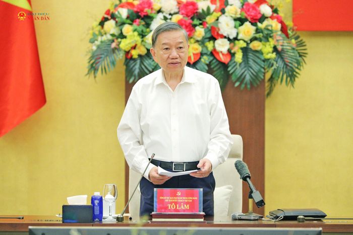 Tổng Bí thư, Chủ tịch nước Tô Lâm phát biểu chỉ đạo tại hội nghị