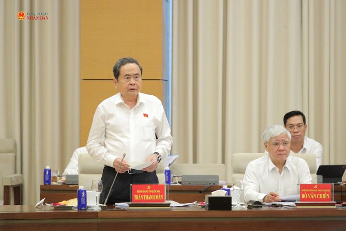 Chủ tịch Quốc hội Trần Thanh Mẫn phát biểu tại hội nghị