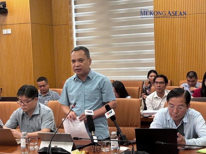 Ông Nghiêm Quang Tuấn - Phó Cục trưởng Cục Trồng trọt và Bảo vệ thực vật chia sẻ tại buổi họp báo. Ảnh: Thu Trang/Mekong ASEAN