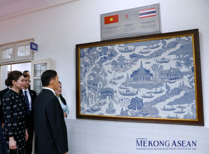 Trung tâm Ngôn ngữ và Văn hóa Thái Lan được thành lập năm 2009 và được cải tạo vào ngày 16/9/2026 nhân dịp kỷ niệm 50 năm thiết lập quan hệ ngoại giao Việt Nam - Thái Lan. Ảnh: Đỗ Thảo - Mekong ASEAN