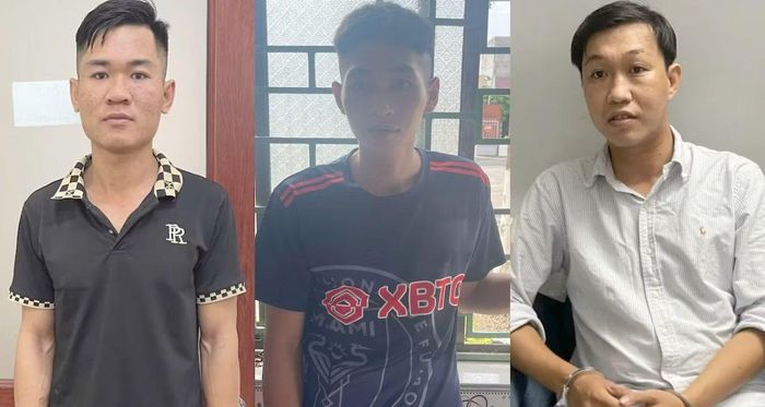 Các đối tượng truy nã Cao Minh Ý, Nguyễn Văn Hiền và Nguyễn Sơn Tùng.