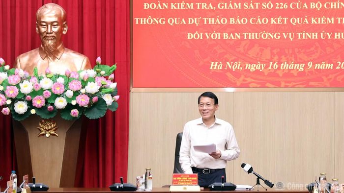 Bộ trưởng Lương Tam Quang đánh giá, việc thực hiện các kết luận kiểm tra, giám sát đợt 1, đợt 2 tại Hưng Yên và Quảng Ninh đều được thực hiện nghiêm túc theo yêu cầu “6 rõ”.